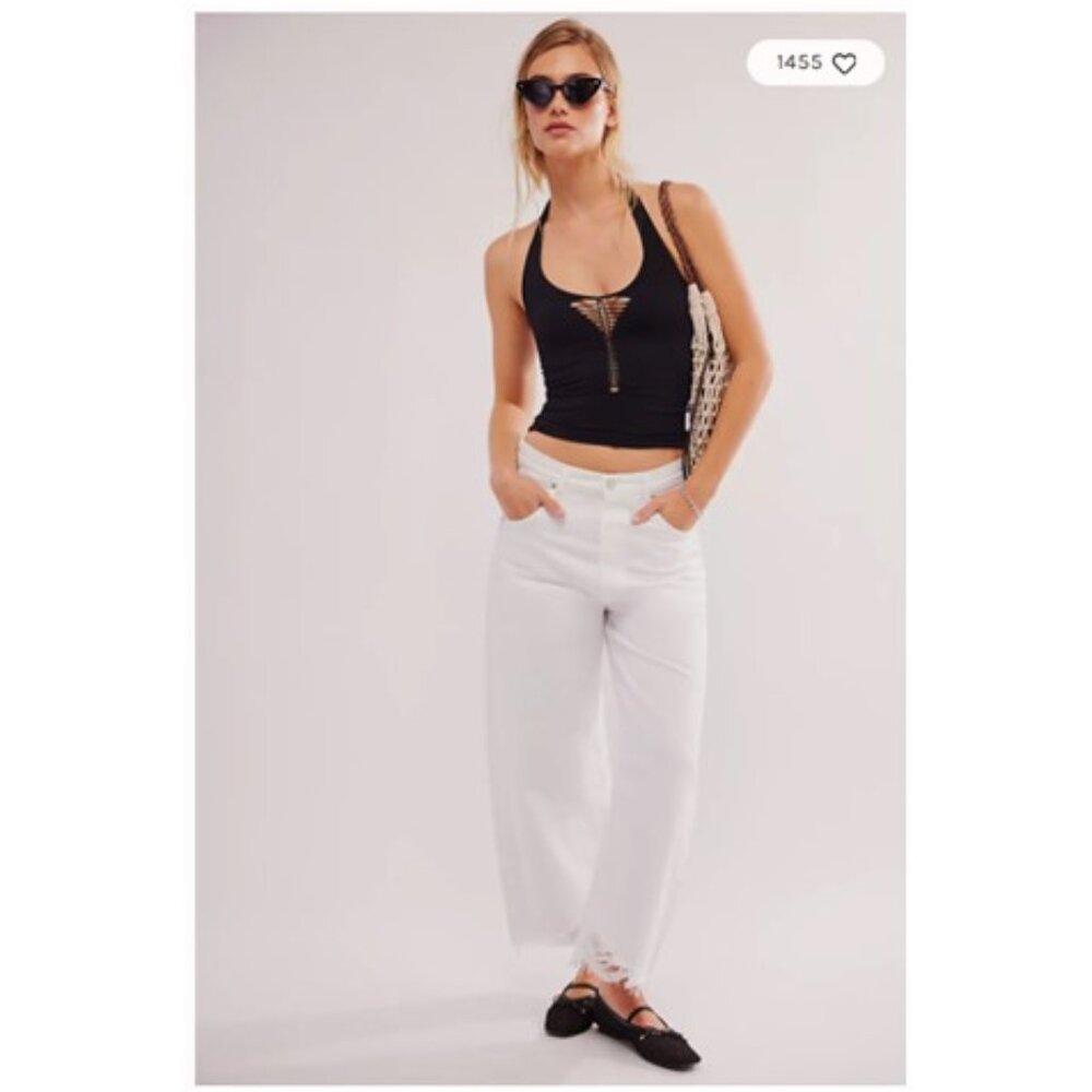 NWT-Citizens of Humanity Ayla Crop High-Rise Wide Leg Jeans - Harlow - 31
